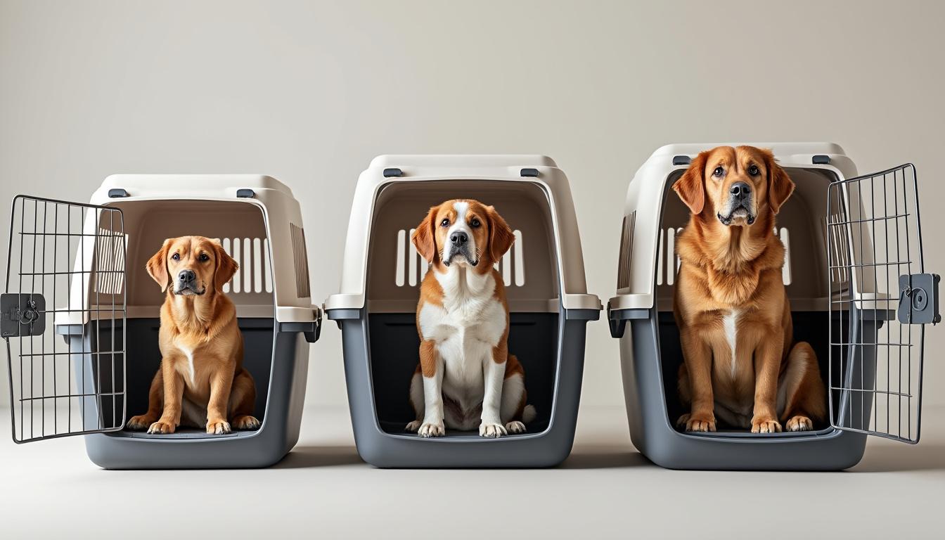 découvrez comment choisir la taille idéale de cage de transport pour votre chien afin d'assurer un voyage confortable et en toute sécurité.