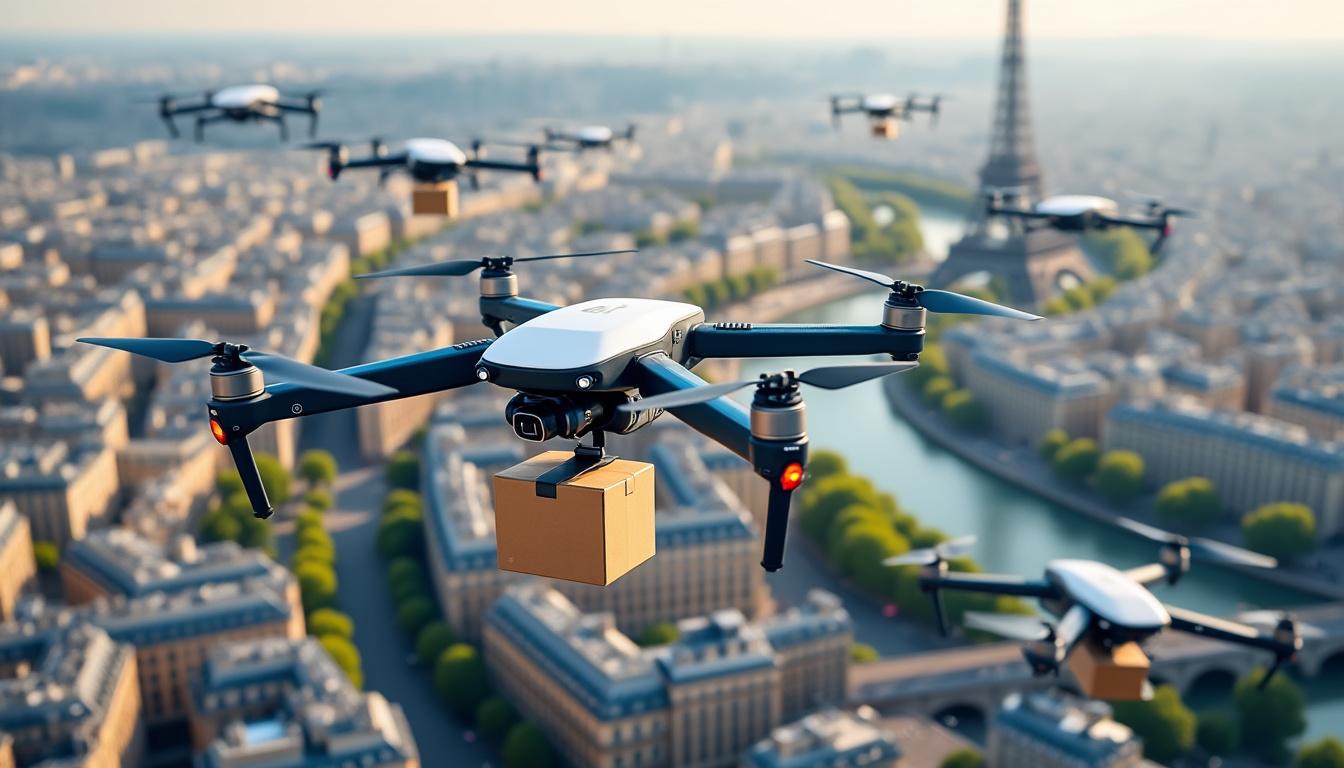 découvrez comment le transport et la logistique par drone révolutionnent le ciel urbain de paris, offrant rapidité, efficacité et innovation pour la livraison en milieu citadin.