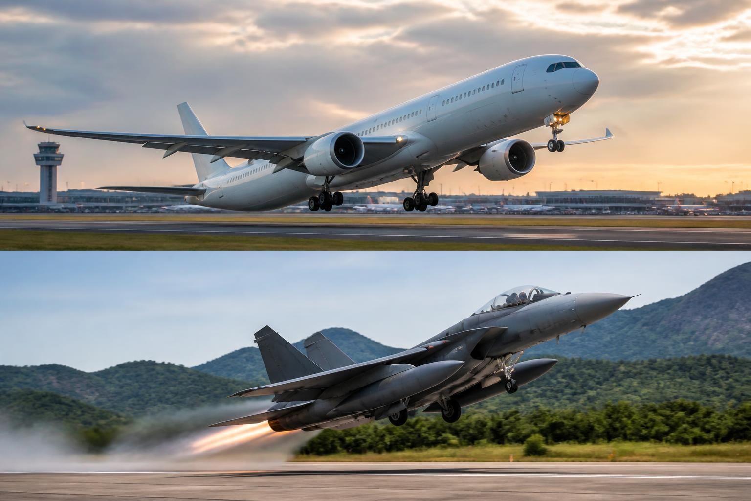 découvrez les vitesses standards au décollage pour les avions de ligne et les avions de chasse, essentielles pour la sécurité et la performance en aviation.