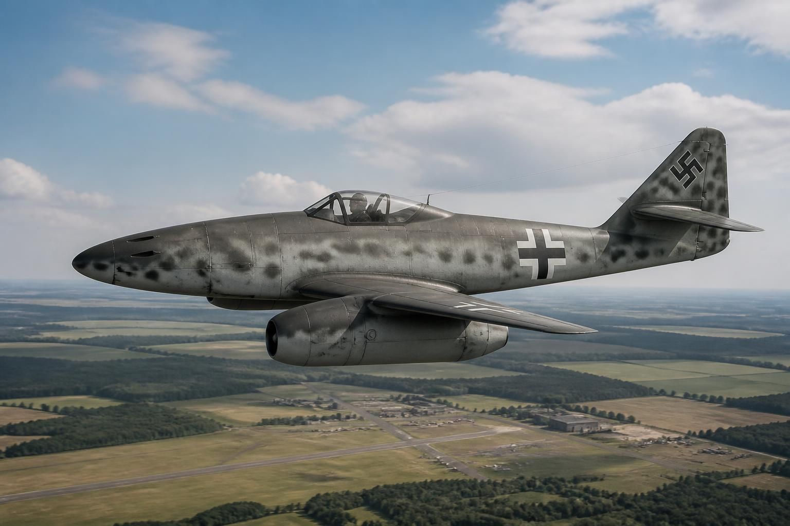 découvrez l'histoire fascinante et les caractéristiques techniques du messerschmitt me 262, le premier avion à réaction de l'aviation militaire.