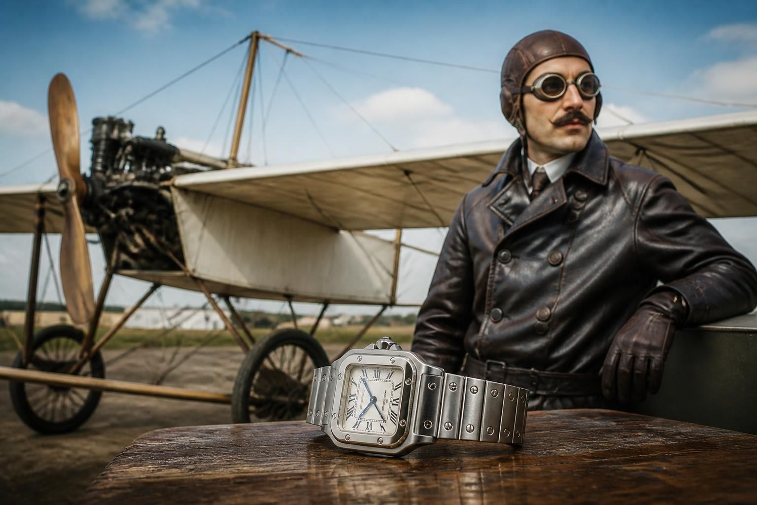 découvrez comment santos-dumont, pionnier de l'aviation, a inspiré la création de la montre iconique cartier, symbole d'innovation et d'élégance.