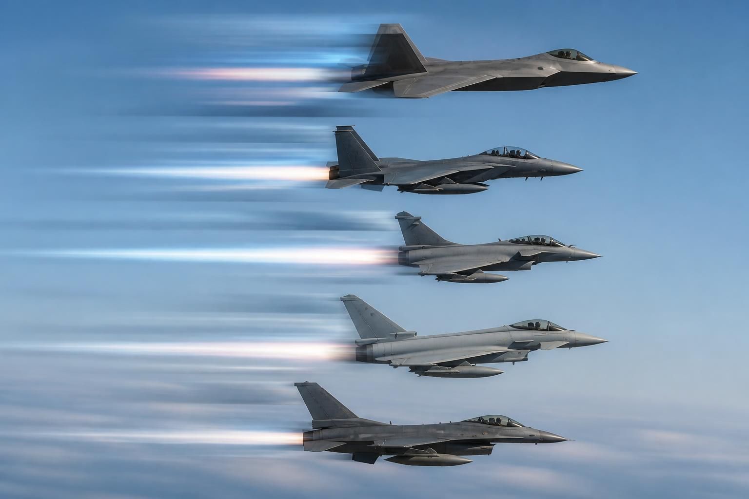 découvrez un comparatif détaillé des performances en vitesse des avions de chasse modernes, mettant en lumière les modèles les plus rapides et leurs caractéristiques techniques.