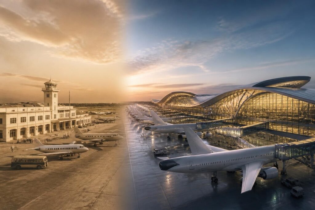 découvrez l'évolution de l'ancien aéroport international de doha vers le nouveau hamad, avec une analyse complète et des avis sur ces infrastructures aériennes majeures.