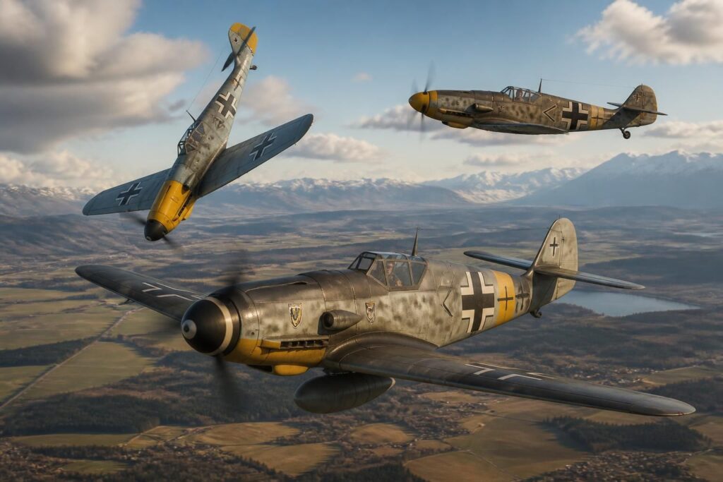 découvrez les différentes variantes et les performances remarquables du bf 109 g, le célèbre chasseur allemand de la seconde guerre mondiale.