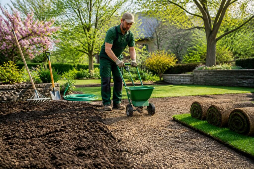 découvrez la période idéale pour engazonner, les techniques efficaces et les tarifs au m² pour un gazon parfait toute l'année.
