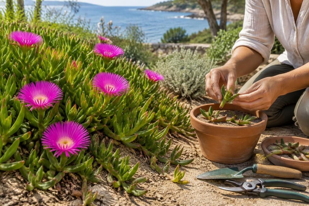 découvrez comment planter, entretenir et bouturer la griffe de sorcière : conseils pratiques pour favoriser sa croissance et profiter de sa floraison.