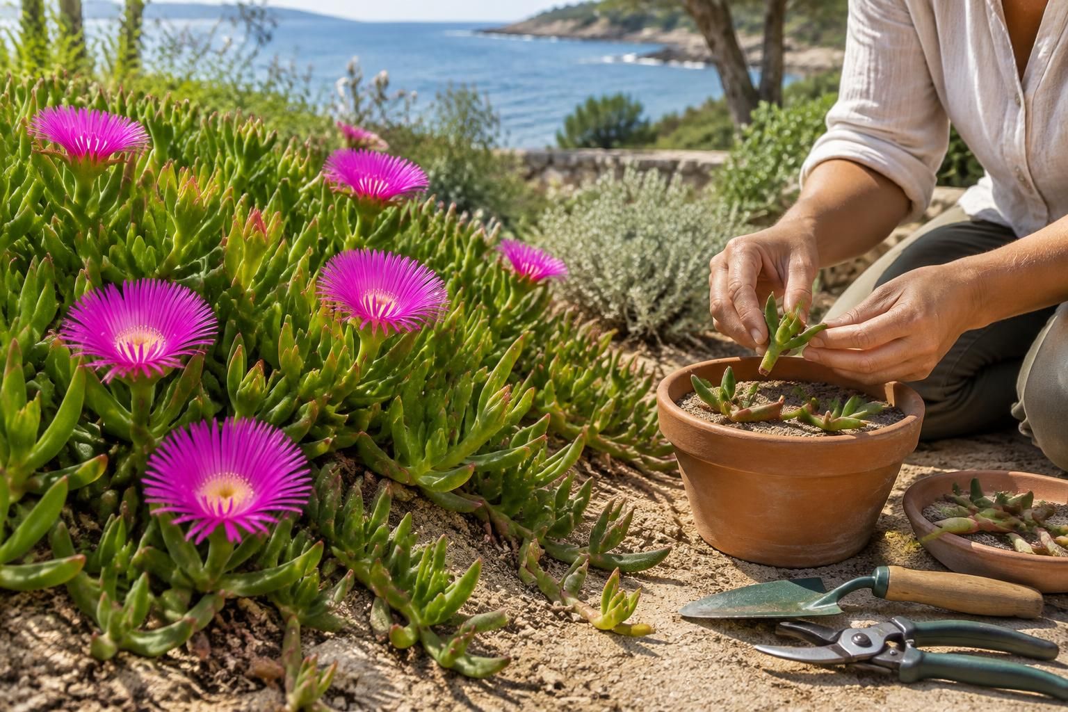 découvrez comment planter, entretenir et bouturer la griffe de sorcière : conseils pratiques pour favoriser sa croissance et profiter de sa floraison.