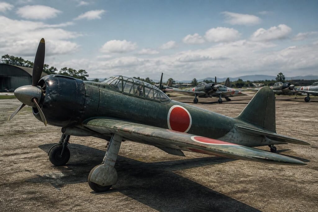 découvrez l’histoire fascinante et les différents modèles du mitsubishi a6m zero fighter, l’emblématique avion de chasse japonais de la seconde guerre mondiale.
