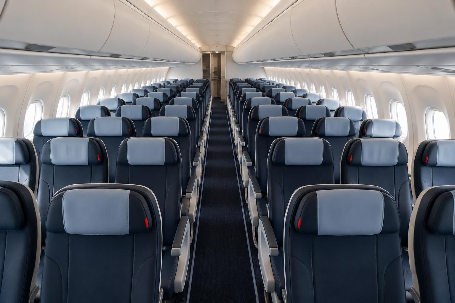 découvrez le plan cabine de l’airbus a220-300 d’air france et son aménagement intérieur : configuration des sièges, confort et équipements à bord.