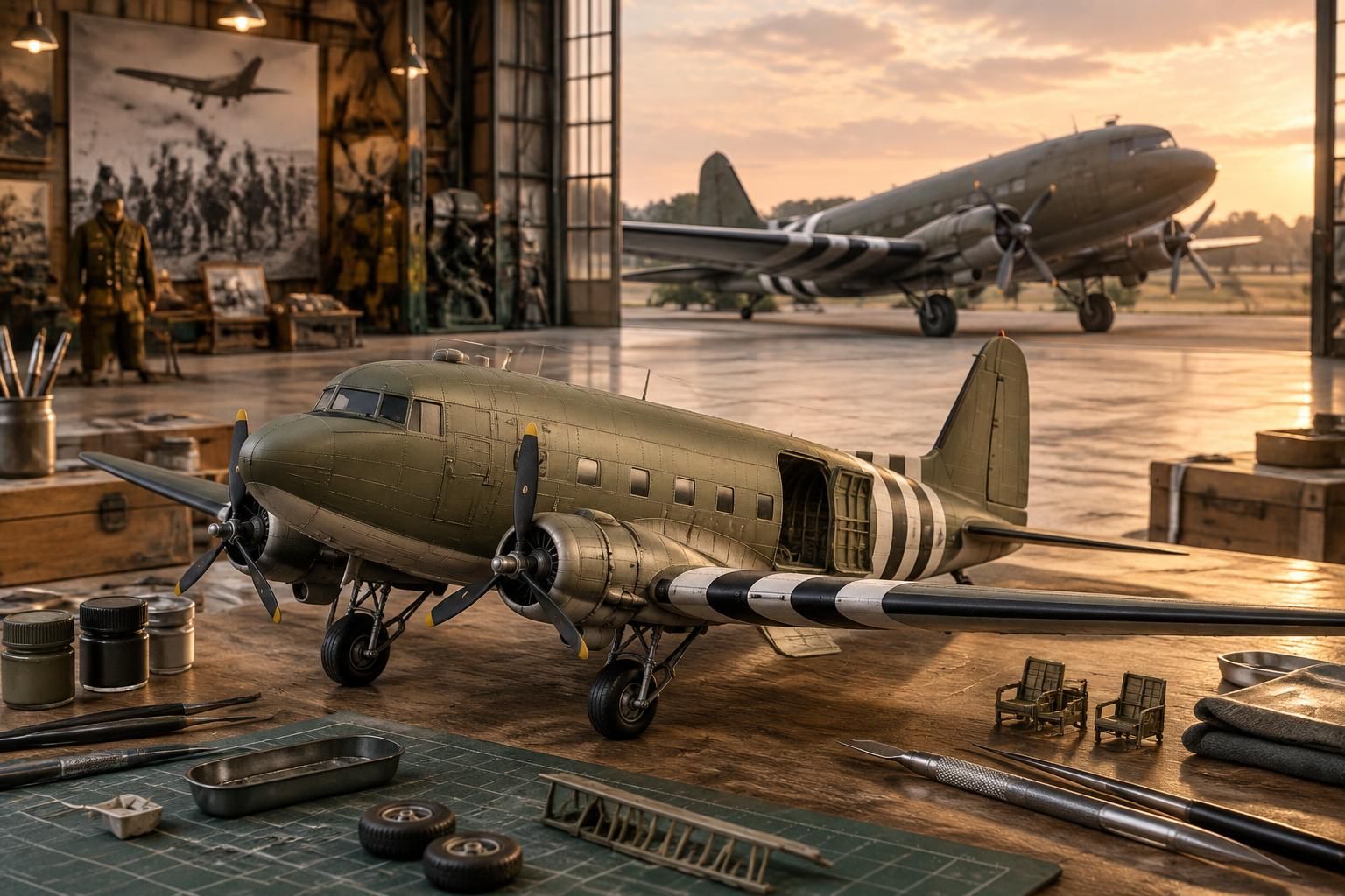 découvrez l’histoire du c-47a skytrain et explorez les modèles réduits à l’échelle 1/48 : caractéristiques, détails et conseils pour les passionnés.