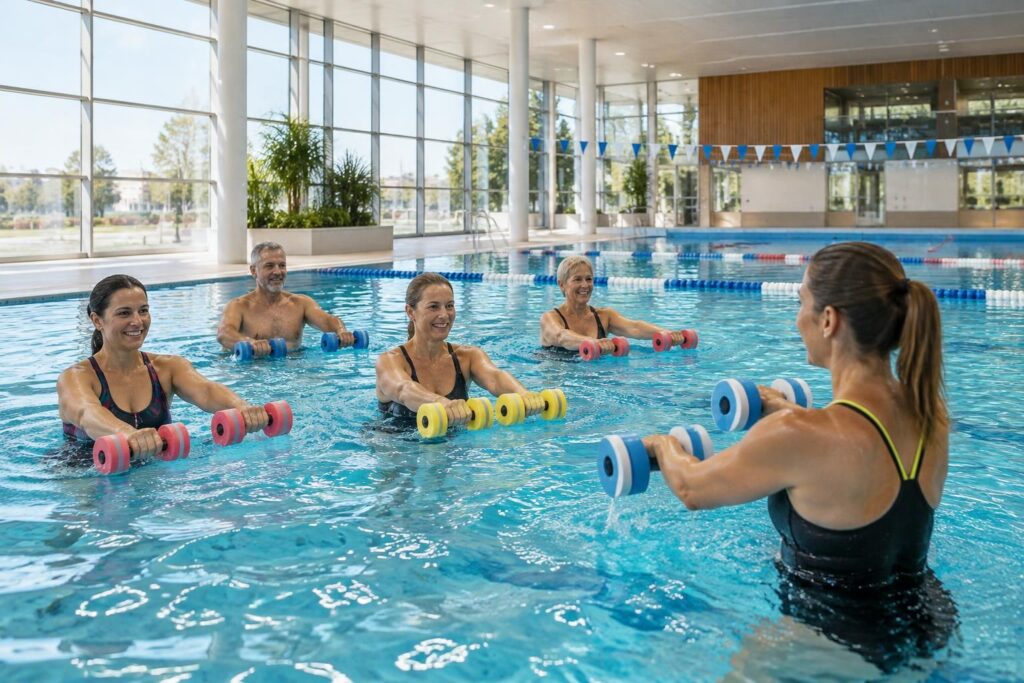 découvrez les horaires, tarifs et activités d’aquagym à la piscine de la roche-sur-yon. toutes les infos pratiques pour préparer votre visite.